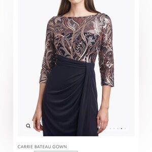 Women’s  Gown, CARRIE BATEAU , size 2. Very flattering style and fit. NW…